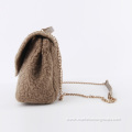 Wholesale New Arrival Fashion Winter Women Sherpa Handbags Ladies Shoulder